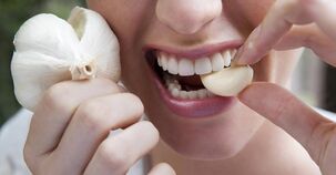 use of garlic to remove parasites from the body